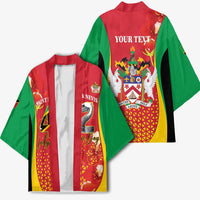 Personalized Saint Kitts and Nevis Kimono Pelican 42nd Independence Anniversary - Wonder Print Shop