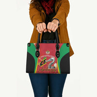 Saint Kitts and Nevis Leather Bag Pelican 42nd Independence Anniversary - Wonder Print Shop