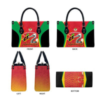 Saint Kitts and Nevis Leather Bag Pelican 42nd Independence Anniversary - Wonder Print Shop