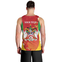 Personalized Saint Kitts and Nevis Men Tank Top Pelican 42nd Independence Anniversary - Wonder Print Shop