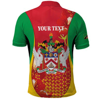 Personalized Saint Kitts and Nevis Polo Shirt Pelican 42nd Independence Anniversary - Wonder Print Shop