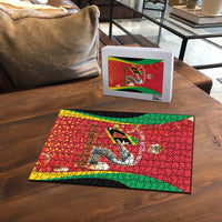 Saint Kitts and Nevis Puzzle Pelican 42nd Independence Anniversary - Wonder Print Shop