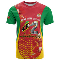 Personalized Saint Kitts and Nevis T Shirt Pelican 42nd Independence Anniversary - Wonder Print Shop