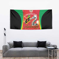 Saint Kitts and Nevis Tapestry Pelican 42nd Independence Anniversary - Wonder Print Shop