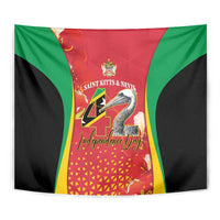 Saint Kitts and Nevis Tapestry Pelican 42nd Independence Anniversary - Wonder Print Shop