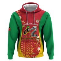 Personalized Saint Kitts and Nevis Zip Hoodie Pelican 42nd Independence Anniversary - Wonder Print Shop