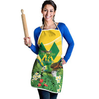 Saint Vincent and the Grenadines Apron Amazona Guildingii 46 Years Of Independence - Wonder Print Shop