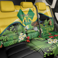 Saint Vincent and the Grenadines Back Car Seat Cover Amazona Guildingii 46 Years Of Independence - Wonder Print Shop