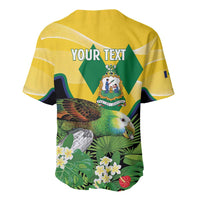 Personalized Saint Vincent and the Grenadines Baseball Jersey Amazona Guildingii 46 Years Of Independence - Wonder Print Shop