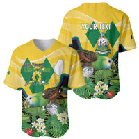 Personalized Saint Vincent and the Grenadines Baseball Jersey Amazona Guildingii 46 Years Of Independence - Wonder Print Shop