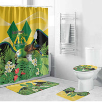 Saint Vincent and the Grenadines Bathroom Set Amazona Guildingii 46 Years Of Independence - Wonder Print Shop