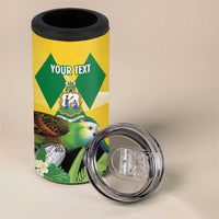 Personalized Saint Vincent and the Grenadines 4 in 1 Can Cooler Tumbler Amazona Guildingii 46 Years Of Independence - Wonder Print Shop