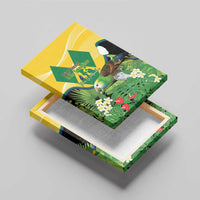 Saint Vincent and the Grenadines Canvas Wall Art Amazona Guildingii 46 Years Of Independence - Wonder Print Shop