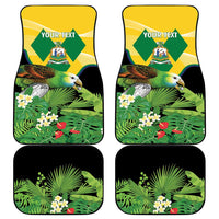 Saint Vincent and the Grenadines Car Mats Amazona Guildingii 46 Years Of Independence - Wonder Print Shop