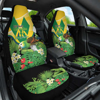 Saint Vincent and the Grenadines Car Seat Cover Amazona Guildingii 46 Years Of Independence - Wonder Print Shop