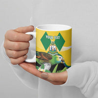 Personalized Saint Vincent and the Grenadines Ceramic Mug Amazona Guildingii 46 Years Of Independence - Wonder Print Shop