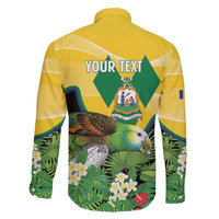 Personalized Saint Vincent and the Grenadines Family Matching Mermaid Dress and Hawaiian Shirt Amazona Guildingii 46 Years Of Independence - Wonder Print Shop