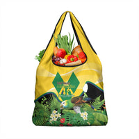Saint Vincent and the Grenadines Grocery Bag Amazona Guildingii 46 Years Of Independence - Wonder Print Shop