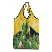 Saint Vincent and the Grenadines Grocery Bag Amazona Guildingii 46 Years Of Independence - Wonder Print Shop
