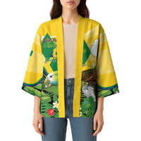 Personalized Saint Vincent and the Grenadines Kimono Amazona Guildingii 46 Years Of Independence - Wonder Print Shop