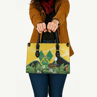 Saint Vincent and the Grenadines Leather Bag Amazona Guildingii 46 Years Of Independence - Wonder Print Shop