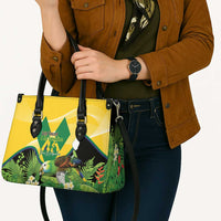 Saint Vincent and the Grenadines Leather Bag Amazona Guildingii 46 Years Of Independence - Wonder Print Shop