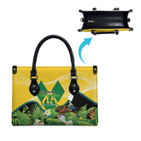 Saint Vincent and the Grenadines Leather Bag Amazona Guildingii 46 Years Of Independence - Wonder Print Shop
