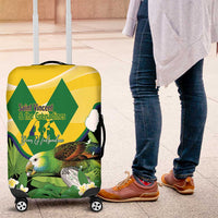 Saint Vincent and the Grenadines Luggage Cover Amazona Guildingii 46 Years Of Independence - Wonder Print Shop
