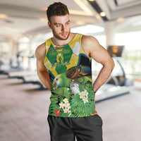 Personalized Saint Vincent and the Grenadines Men Tank Top Amazona Guildingii 46 Years Of Independence - Wonder Print Shop