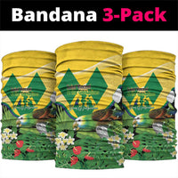 Saint Vincent and the Grenadines Neck Gaiter Amazona Guildingii 46 Years Of Independence - Wonder Print Shop