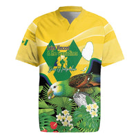 Personalized Saint Vincent and the Grenadines Rugby Jersey Amazona Guildingii 46 Years Of Independence - Wonder Print Shop