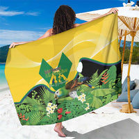 Saint Vincent and the Grenadines Sarong Amazona Guildingii 46 Years Of Independence - Wonder Print Shop