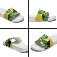 Saint Vincent and the Grenadines Slide Sandals Amazona Guildingii 46 Years Of Independence - Wonder Print Shop