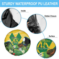 Saint Vincent and the Grenadines Spare Tire Cover Amazona Guildingii 46 Years Of Independence - Wonder Print Shop