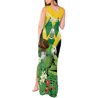 Personalized Saint Vincent and the Grenadines Tank Maxi Dress Amazona Guildingii 46 Years Of Independence - Wonder Print Shop