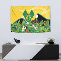 Saint Vincent and the Grenadines Tapestry Amazona Guildingii 46 Years Of Independence - Wonder Print Shop