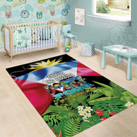 Antigua and Barbuda Independence Day Area Rug 44th Anniversary One Flag One People One Spirit - Wonder Print Shop