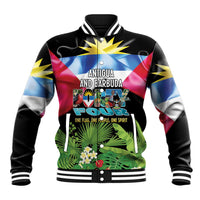 Antigua and Barbuda Independence Day Baseball Jacket 44th Anniversary One Flag One People One Spirit - Wonder Print Shop