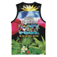 Antigua and Barbuda Independence Day Basketball Jersey 44th Anniversary One Flag One People One Spirit - Wonder Print Shop