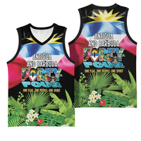 Antigua and Barbuda Independence Day Basketball Jersey 44th Anniversary One Flag One People One Spirit - Wonder Print Shop