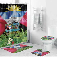 Antigua and Barbuda Independence Day Bathroom Set 44th Anniversary One Flag One People One Spirit - Wonder Print Shop