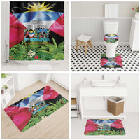 Antigua and Barbuda Independence Day Bathroom Set 44th Anniversary One Flag One People One Spirit - Wonder Print Shop