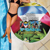 Antigua and Barbuda Independence Day Beach Blanket 44th Anniversary One Flag One People One Spirit - Wonder Print Shop