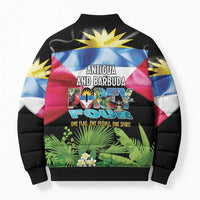 Antigua and Barbuda Independence Day Bomber Puffer Jacket 44th Anniversary One Flag One People One Spirit - Wonder Print Shop
