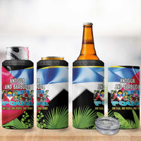 Antigua and Barbuda Independence Day 4 in 1 Can Cooler Tumbler 44th Anniversary One Flag One People One Spirit - Wonder Print Shop