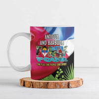 Antigua and Barbuda Independence Day Ceramic Mug 44th Anniversary One Flag One People One Spirit - Wonder Print Shop