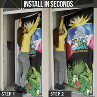 Antigua and Barbuda Independence Day Door Cover 44th Anniversary One Flag One People One Spirit - Wonder Print Shop
