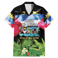 Antigua and Barbuda Independence Day Family Matching Mermaid Dress and Hawaiian Shirt 44th Anniversary One Flag One People One Spirit - Wonder Print Shop