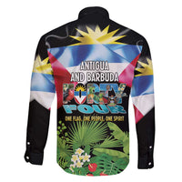 Antigua and Barbuda Independence Day Family Matching Short Sleeve Bodycon Dress and Hawaiian Shirt 44th Anniversary One Flag One People One Spirit - Wonder Print Shop