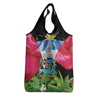 Antigua and Barbuda Independence Day Grocery Bag 44th Anniversary One Flag One People One Spirit - Wonder Print Shop